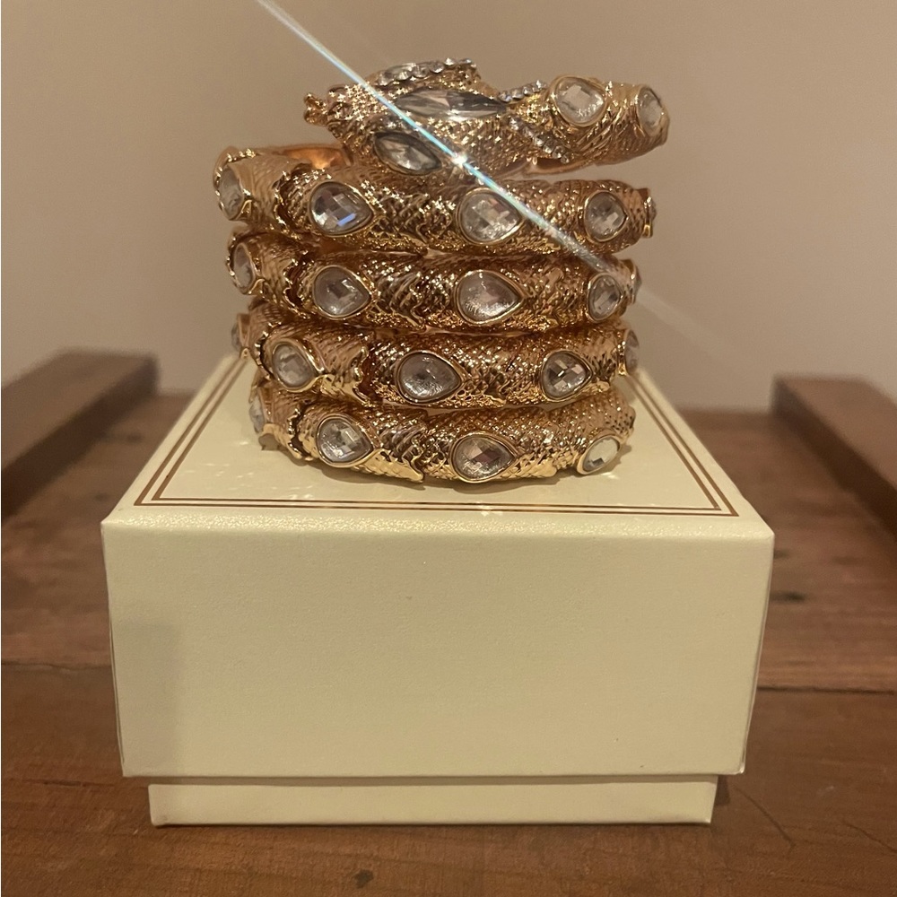 Serpent memory bracelet by Arm Candy Los Angeles